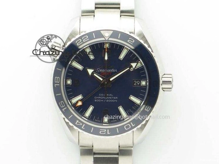 0201 Seamaster Diver 300M SS Blue Ceramic Bezel JVSF 1:1 Best Edition Blue Dial on SS Bracelet A SportInspired 7792